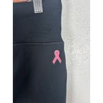 Under Armour M HeatGear Compression Cropped Leggings Pink Breast Cancer Ribbon Photo 6