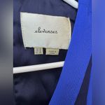 Anthropologie Elevenses Navy Blue Open Back Wide Leg Becas Jumpsuit Size 4 Photo 6