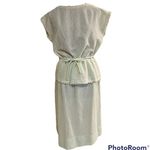 Leslie Fay Vintage My Latest 70’s Midi Skirt Top Set Sheer Mint. Photo 1