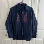 Jerry Leigh Mickey Unlimited  Embroidered button up size large Photo 0
