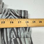 Smartwool  Grey Blue Striped Mini Skirt Womens L Athletic Gorpcore Casual Hiking Photo 4