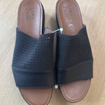 Naturalizer NOWT  Women's Nebraska Platform Sandals Black 10 Photo 0