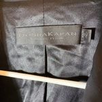 Donna Karan  Collection Black Wool Blend Blazer‎ Tie Detail Size US10 Photo 1