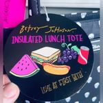 Betsey Johnson Skull Insulated Lunch Tote NWT Gothic Halloween Satchel Photo 6