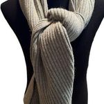 All Saints wrap/ scarf grey silver mixed in knitted piece gorgeous perfect. Photo 0