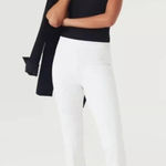 Spanx  Women's Size PL‎ Classic White Slim Straight Pants Career Office Business Photo 0