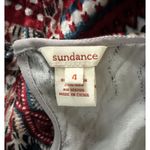 Sundance  Velvet La Donna Maxi Dress Boho Long Sleeve Printed Artsy Style Sz 4 Photo 4