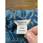 Ariat Women Blouse Size Medium Lightweight Buttons Long Sleeve Colorful Western Photo 2