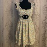 For Love & Lemons Raleigh floral mini dress with keyhole women’s size XS Photo 2