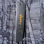 Vintage Jerry T. Women's Black Pleated Long Coat Couture 80's/90's Size M Photo 2