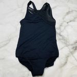 Gaiam  x Jessica Biel Melrose Mesh Trimmed Bodysuit Black Size S New Photo 1