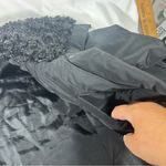 Vera Wang SIMPLY VERA WOMEN BLACK PUFFER STYLE COAT W/FAUX FUR COLLAR WINTER LG Photo 7