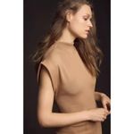 Anthropologie Womens Mock Neck Mini Sweater Dress Size Medium Photo 2