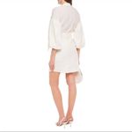 Veronica Beard  Samy Linen Cream Ivory Shirt Dress size 4 NO BELT Puff sleeves Photo 1