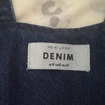 New Look Blue Dark Wash Denim Pinafore Dress |  Photo 4