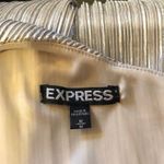EXPRESS One Shoulder Pleated Gold Toga Style Dress Medium Photo 8