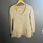 ZARA  knit cream scoop neck sweater Photo 6