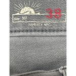 Faherty  Mens Gray High Rise Straight Slim Leg Khaki Chino Denim Jeans Pants 38 Photo 2