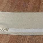 Michael Kors Gold & White Scarf Photo 1
