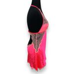 Victoria's Secret Hot Pink and Lace Babydoll Top Photo 4