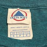 Delta Destin Florida  Soft Women Size Small Teal Green Shirt Sleeve Shirt Coastal Photo 2