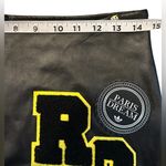 Adidas Originals Rita Ora RO Patch Faux Leather RARE Mini Skirt Y2K Streetwear M Photo 4