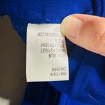 Yumi Kim Mercer Street Button Down Royal Blue Smocked Back Midi Dress size M Photo 3