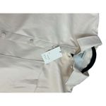 A New Day faux leather long sleeve shirt sz XXL creme button up NWT Photo 7