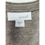 *Pure Jill Maxi Dress Womens L Brown 100% Cotton Coastal Granola Lagenlook Boho Size L Photo 3