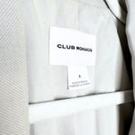 Club Monaco Mair Textured Single Button Wool Blazer Jacket Size 4 Gray Office Photo 2