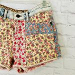 Farm Rio Floral Denim Shorts Photo 9