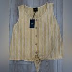 W5  Yellow Striped Women's Top 💛
*NEW WITH TAGS 🏷️ Photo 2
