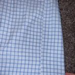 SheIn  Light Blue Checkered Mini Skirt Photo 2