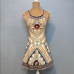Flying Tomato  Cream Halter Fit and Flare Mini Dress Size Small Photo 5