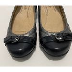 Softspots Quilted Leather Round Toe Slip On Shoes Captoe Buckle‎ Black Gray 6.5 Gray Photo 4