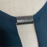 Laundry by Shelli Segal Blue Green Sleeveless Metal Accent Keyhole Top Medium Photo 4