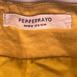 Peppermayo Exclusive Rooftop Drinks Stretch Lined Mini Skirt in Mango Size 12 Photo 12