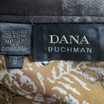 Dana Buchman  Black And Gold Silk Sheer Layered Maxi Skirt Photo 8