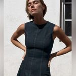 ZARA SLEEVELESS DENIM MIDI DRESS XL Photo 2