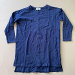 Boxy 3/4 Sleeve Tee Blue Size XS Photo 1