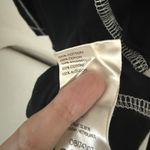 Free People  Table For Two Tee Shirt Lace Trim Black Oversized Boho Casual Top M Photo 4