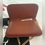 LAUREN Ralph Lauren Woven Medium Tanner Shoulder Bag NWT Brown Photo 5