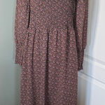 Betsey Johnson Betsy Johnson Floral Smocked Maxi Dress Long Sleeve Size Small Photo 0