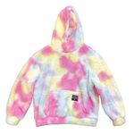 SheIn Fuzzy Tie Dye Hoodie in Multi, Size S Photo 0