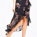 A New Day NWT Chiffon Floral Hi-Low Skirt Photo 0