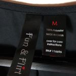 Fun & Flirt  Black Sleeveless Button Down Top M Photo 4