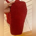 Faded Glory Red crochet bag Boho Crossbody Handbag Purse w crochet change purse Beach Photo 5