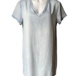 Velvet Heart NWT,  Tencel Chambray V-Neck Pullover Dress, Sz M Photo 2