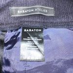 Aritzia Babaton Cohen Cashmere Wool Navy Micro striped cropped Pants trouser 6 Photo 5