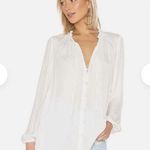 Show Me Your Mumu M Alicia Tunic Top Button Up Down Ruffle Blouse Womens White Photo 0